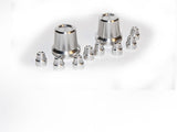Strut Tower Caps; Billet; 10 pc.; - Drake Muscle BR3Z-7W13296-BL