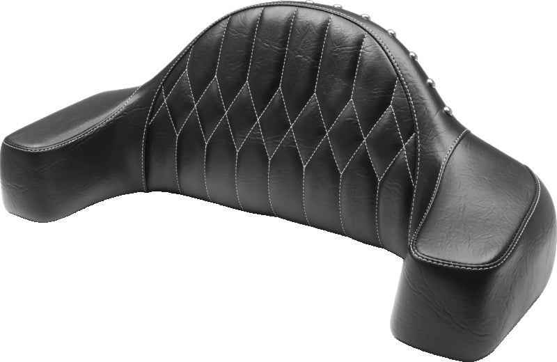 Mustang 14-21 Indian Chieftain,Chief,Dk Horse,Roadmaster,Vint Pass Backrest w/Diam Stitch - Black