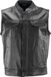 Kuryakyn Leather By River Road Vandal Club Vest Black - XL