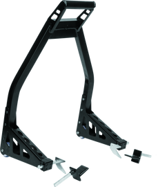 BikeMaster Universal Aluminum Stand - Rear - Black BKM152421