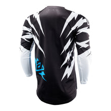 Load image into Gallery viewer, Answer 26 LE Syncron Rizz Vented Jersey Black/White/Cyan - 2XL