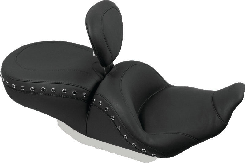 Mustang 15-23 Kawasaki Vulcan S Solo Seat Diamond Stitch - Black MMP76430