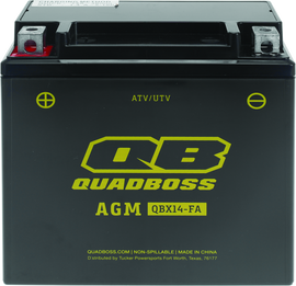 QuadBoss Maintenance-Free AGM Battery QBX14-FA QBS401383