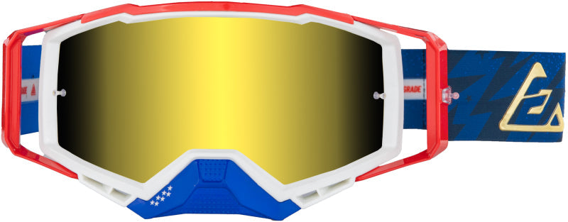 Answer ARC Bolt Goggles Red/White/Blue/Gold - Adult ANS442947