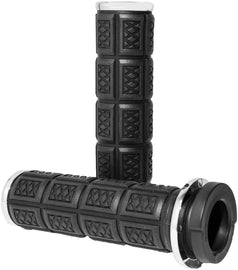 Kuryakyn Enygma Grips Throttle-By -Wire - Chrome KUR10035-1
