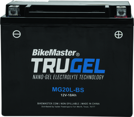 BikeMaster TruGel Battery - MG20L-BS BKM780526