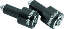 BikeMaster Anodized Aluminum Barend Pair - Black BKM152127