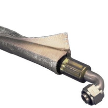Load image into Gallery viewer, DEI Heat Shroud 1in I.D. x 3ft - Aluminized Sleeving - Hook and Loop Edge DEI10405