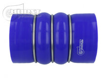 Load image into Gallery viewer, BOOST Products Silicone Coupler with Double Hump, 3&quot; ID, Blue