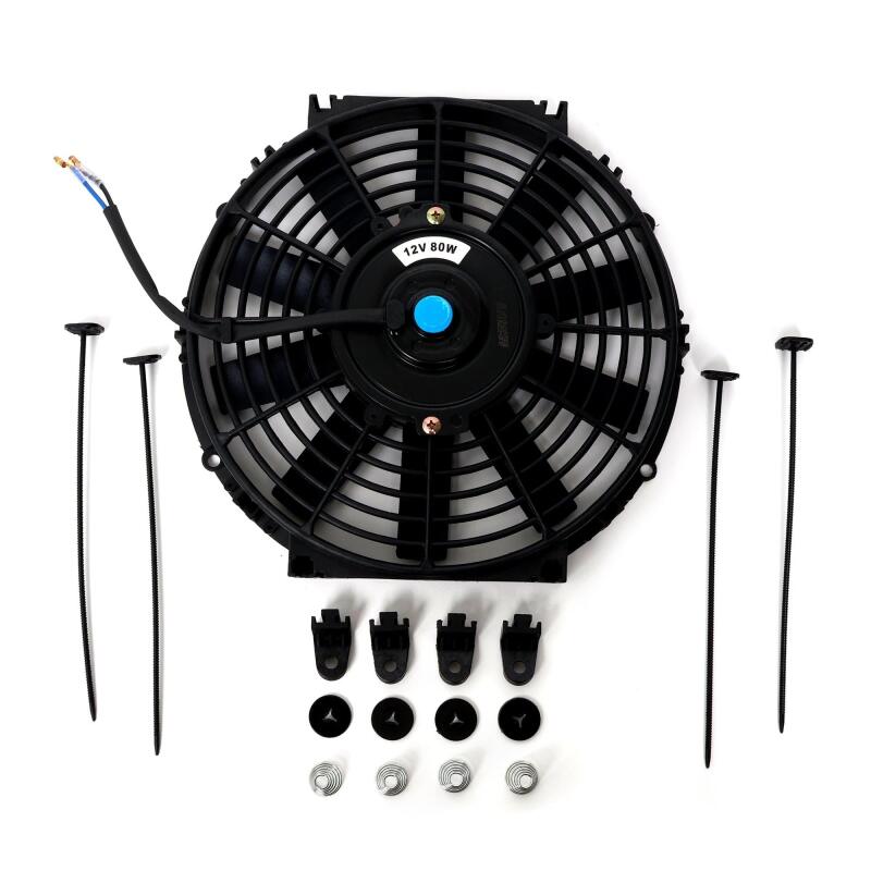 BLOX Racing 12inch Electric Slim Fan - Black BLOBXCC-00002-BK
