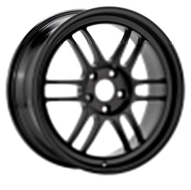 Enkei RPF1 18x8.5 5x114.3 30mm Offset 73mm Bore Matte Black Wheel Evo 8 & 9 / 350Z / G35 ENK3798856530BK
