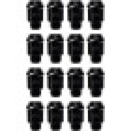 ITP Lug Nuts (Box of 16) - 12x1.5 60 Deg Taper - Black