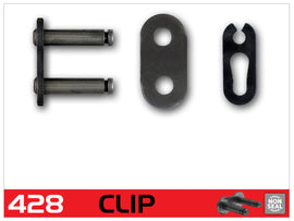 RK Chain 428 Clip Link - Natural RKC428-CL