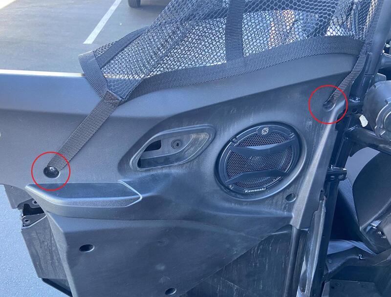 PRP Kawasaki KRX 4 Mesh Window Net Set (Rear) PRPW44