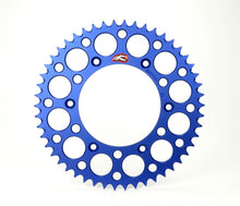 Load image into Gallery viewer, Renthal 99-20 Yam YZ125/G-250F/400-450/ 88-89 Hon XR250R Rear Grooved Sprocket- Blu 520-48P Teeth REN150U-520-48GBBU