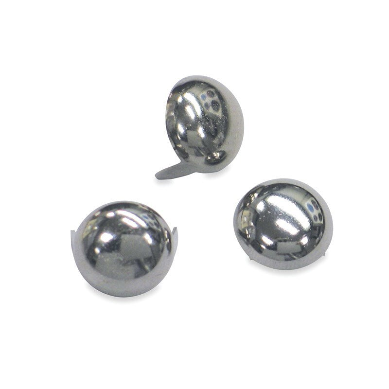 Mustang Studs 12.5mm (Bag of 20) - Chrome MMP78079