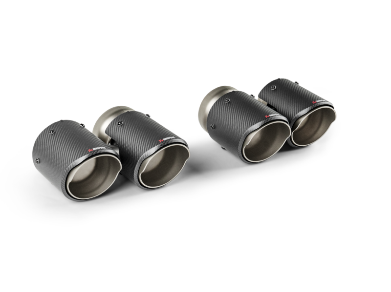 Akrapovic 2024+ BMW M5 (G90,G99) Round Carbon Fiber Tail Pipe Set AKRTP-CT/78