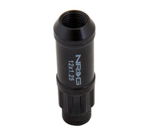 Load image into Gallery viewer, NRG 700 Series M12 X 1.25 Steel Lug Nut w/Dust Cap Cover Set 21 Pc w/Locks &amp; Lock Socket - Black NRGLN-LS710BK-21