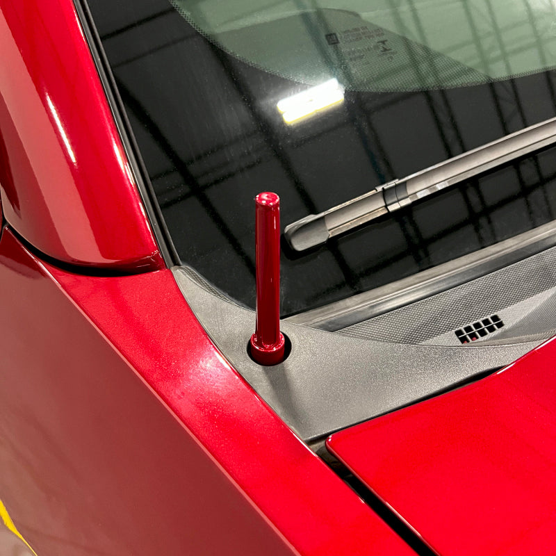 Wehrli 07.5-19 Chevrolet 6.6L Duramax Billet TIG Torch Stubby Antenna - Gloss Black WCFWCF100041-GB