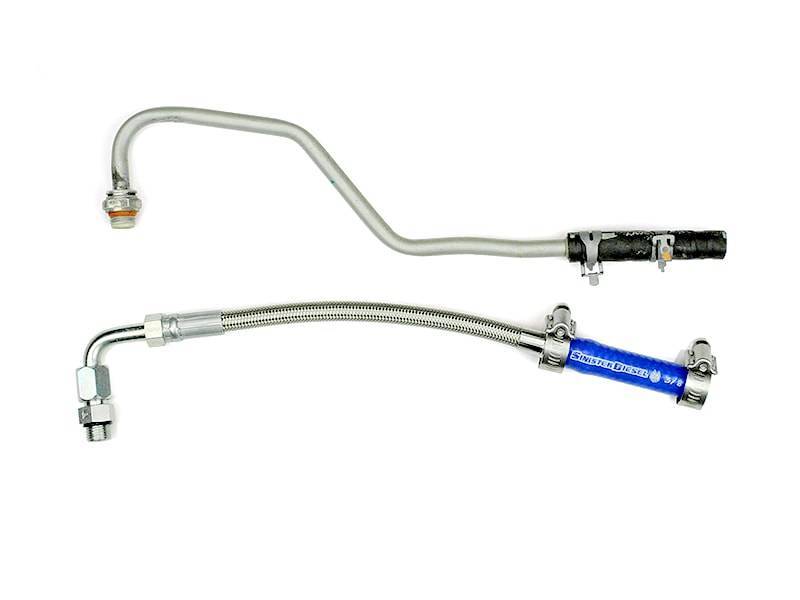 Sinister Diesel Turbo Coolant Feed Line for 2011-2016 Ford Powerstroke 6.7L SINSD-TURB-COOL-6.7P