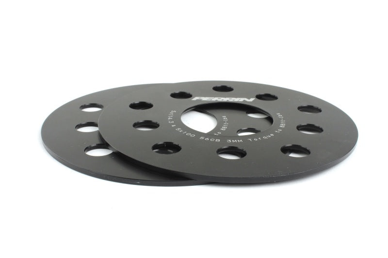 PERRIN Subaru/Toyota/Scion 3mm Wheel Spacers (Slip-On Style/No Studs) 5x114.3/5x100 56mm CB - Pair PERPSP-WHL-103BK