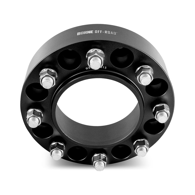 Borne Off-Road Wheel Spacers - 8X170 - 125 - 50mm - M14 - Black BRNBNWS-002-500BK