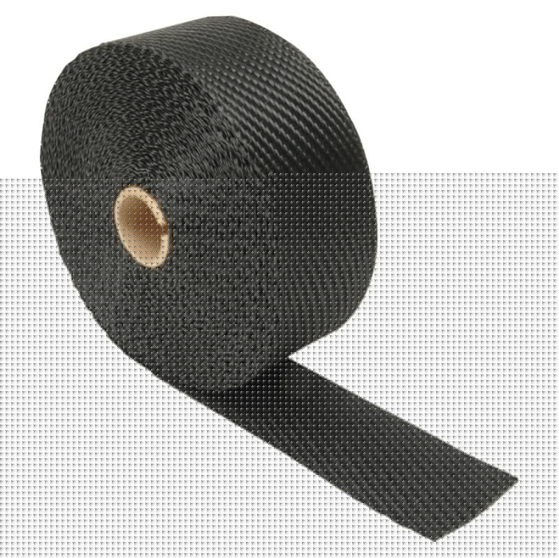 DEI Exhaust Wrap 2in x 25ft - Titanium - Black DEI10004