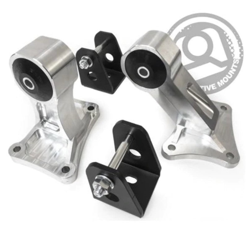 Innovative 00-09 Honda S2000 F-Series Silver Aluminum Mounts 75A Bushings (NoTrans Mount) INMB90750-75A