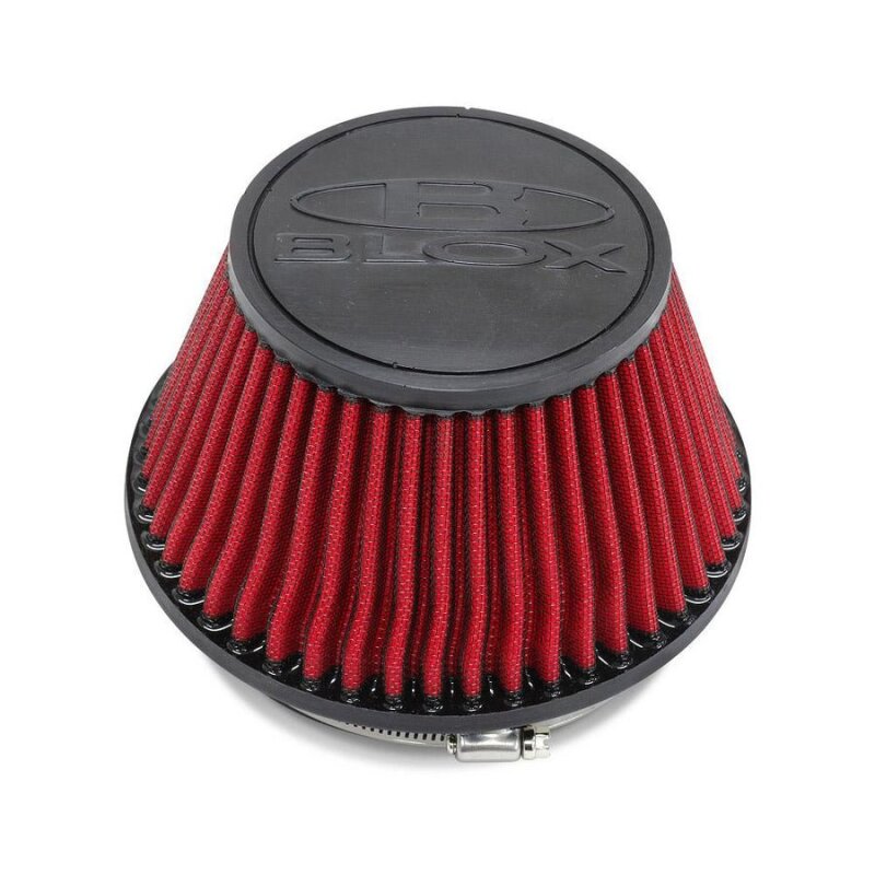 BLOX Racing Shorty Performance 5in Air Filter w/3in Velocity Stack and Coupler Kit BLOBXIM-00322