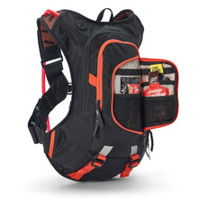 Load image into Gallery viewer, USWE Moto Hydro Hydration Pack 8L - Black/Factory Orange USW2083438