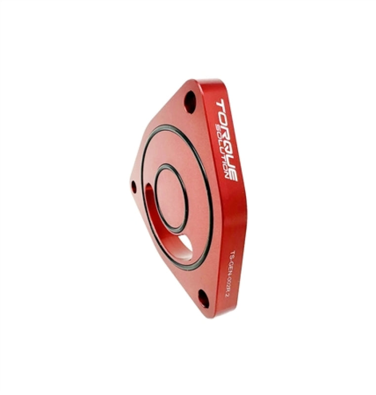 Torque Solution V2 Blow Off BOV Sound Plate (Red): Multiple Applications TQSTS-GEN-002R.2