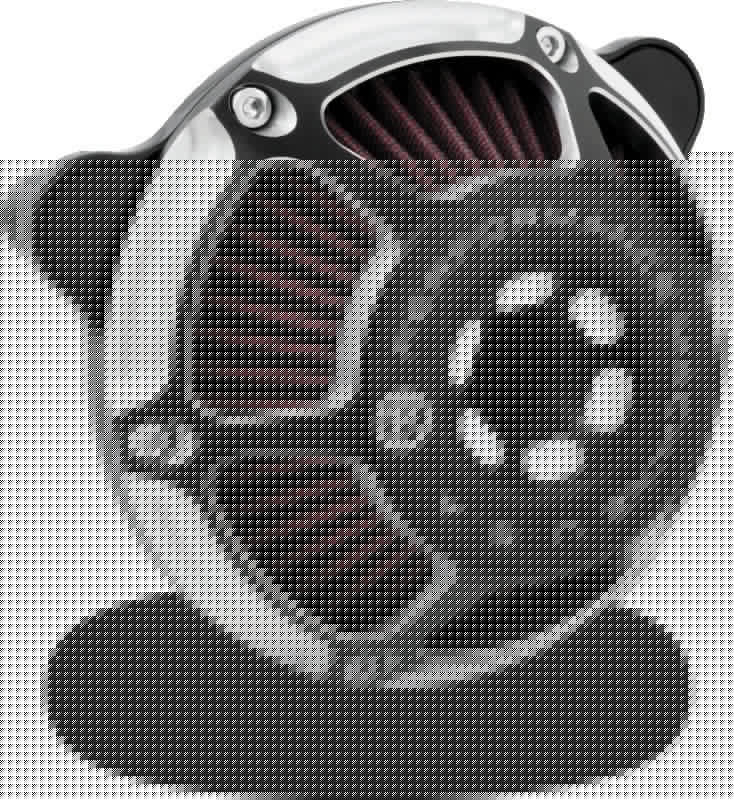 Performance Machine Air Cleaner Max HP - Contrast Cut PFM0206-2081-BM