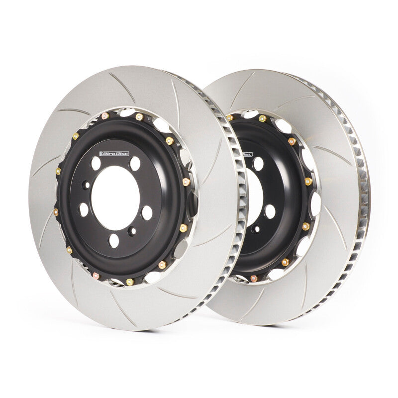 GiroDisc 2020+ Chevrolet Corvette Z06 (C8 w/Factory Iron Rotors) Slotted Front Rotors GIRA1-319