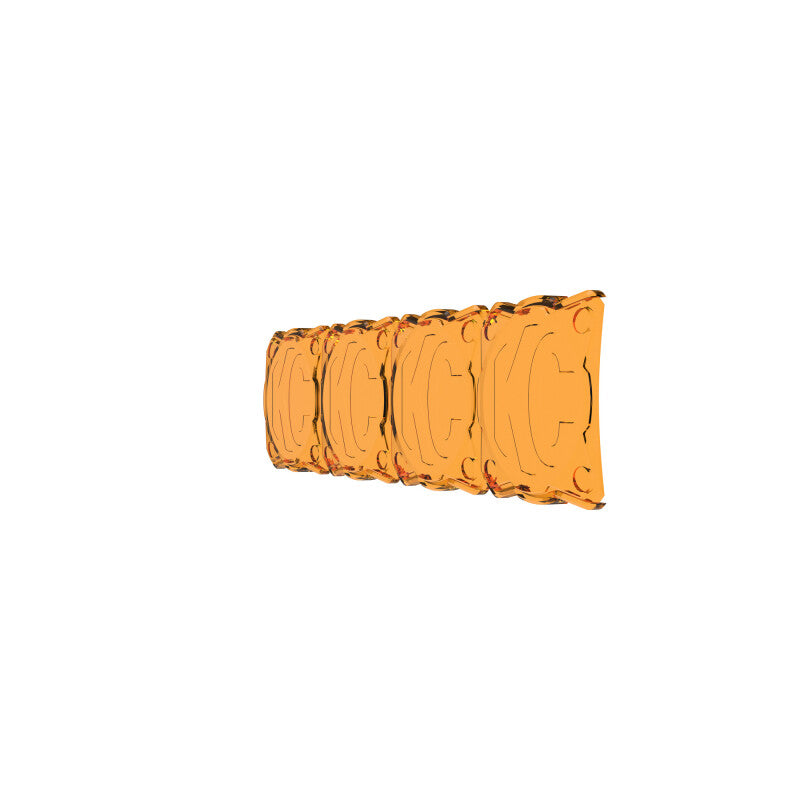 KC HiLiTES FLEX ERA LED Light Bar 10in. Light Shield - Amber (SHIELD ONLY) KCL5333