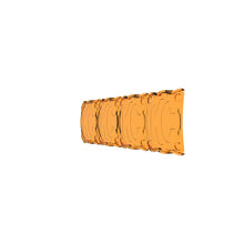 Load image into Gallery viewer, KC HiLiTES FLEX ERA LED Light Bar 10in. Light Shield - Amber (SHIELD ONLY) KCL5333