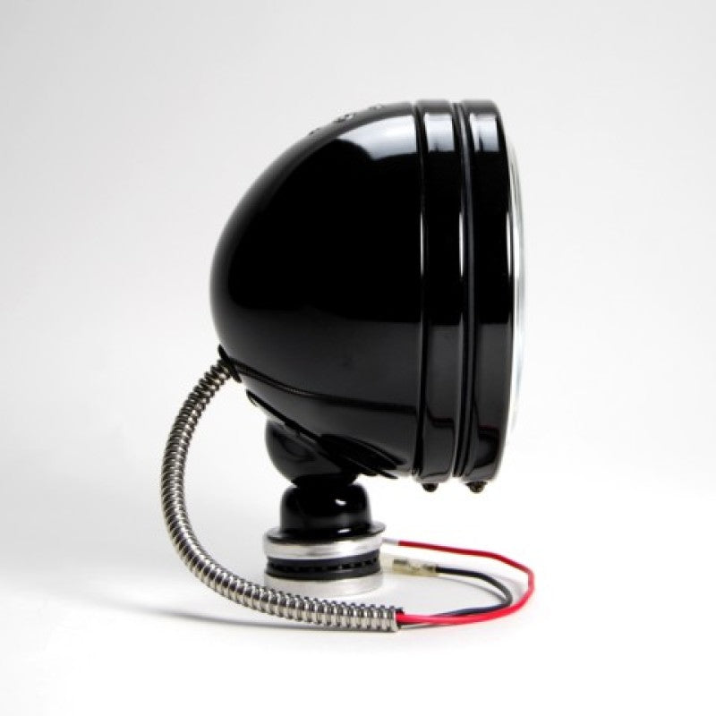 KC HiLiTES Daylighter 6in. Halogen Light 100w Spot Beam (Single) - Black SS KCL1238
