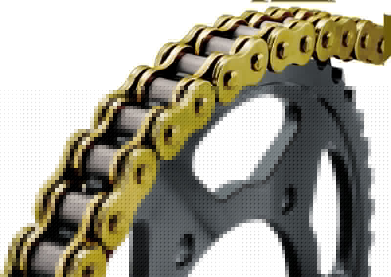 BikeMaster 530x120 BMZR Z-Ring Chain - Gold/Gold BKM197430