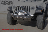 JL/JT Destroyer Shorty Front Bumper w/ Stinger Guard - LoD Offroad JFB1805