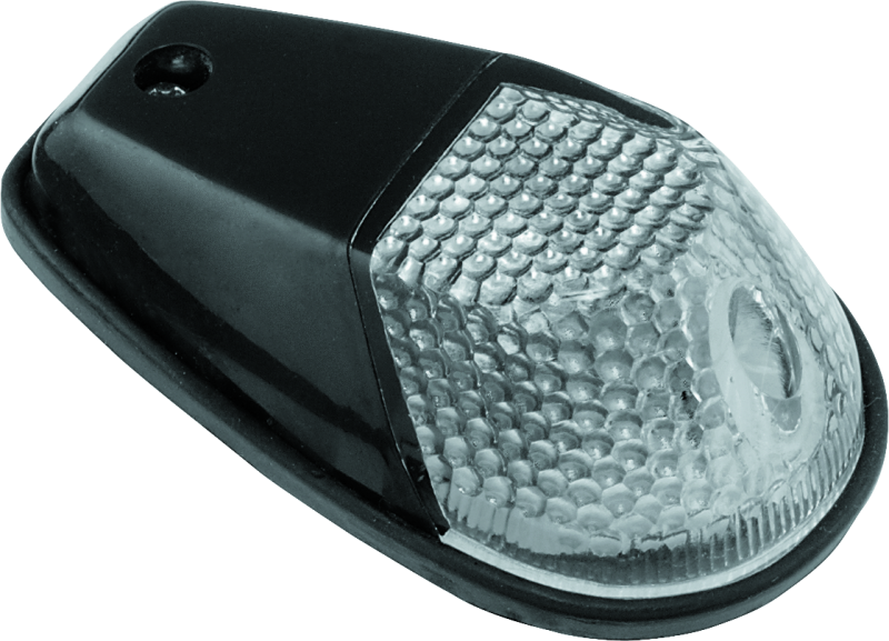 BikeMaster Marker Light Universal Flush Mount Clear/Black BKM261390