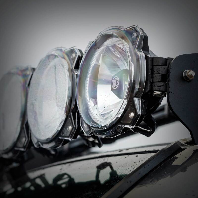 KC HiLiTES 6in. Light Shield for Gravity Pro6 LED Lights (Single) - Clear KCL5118