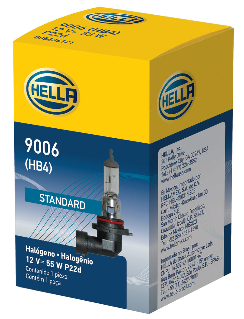 Hella 9006 12V 55W Halogen Bulb HELLA9006