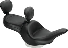 Load image into Gallery viewer, Mustang 11-19 Kawasaki Vulcan 1700, Vaquero Std Touring 1PC Seat w/Driver and Pass Backrest - Black
