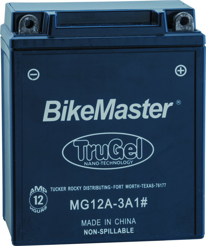 BikeMaster TruGel Battery - MG12A-3A1 BKM780505