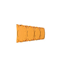 Load image into Gallery viewer, KC HiLiTES FLEX ERA LED Light Bar 10in. Light Shield - Amber (SHIELD ONLY) KCL5333