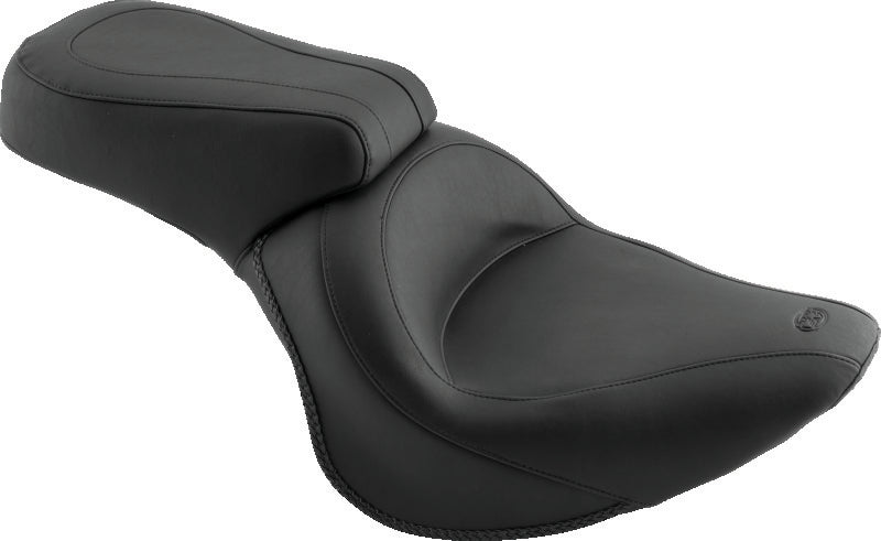Mustang 06-17 Harley Softail Wide Tire (200mm) Standard Touring 1PC Seat - Black