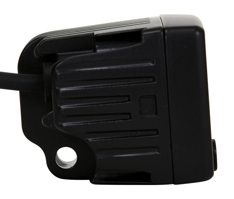 KC HiLiTES C-Series 2in. C2 LED Light 20w Area Flood Beam (Pair Pack System) - Black KCL328