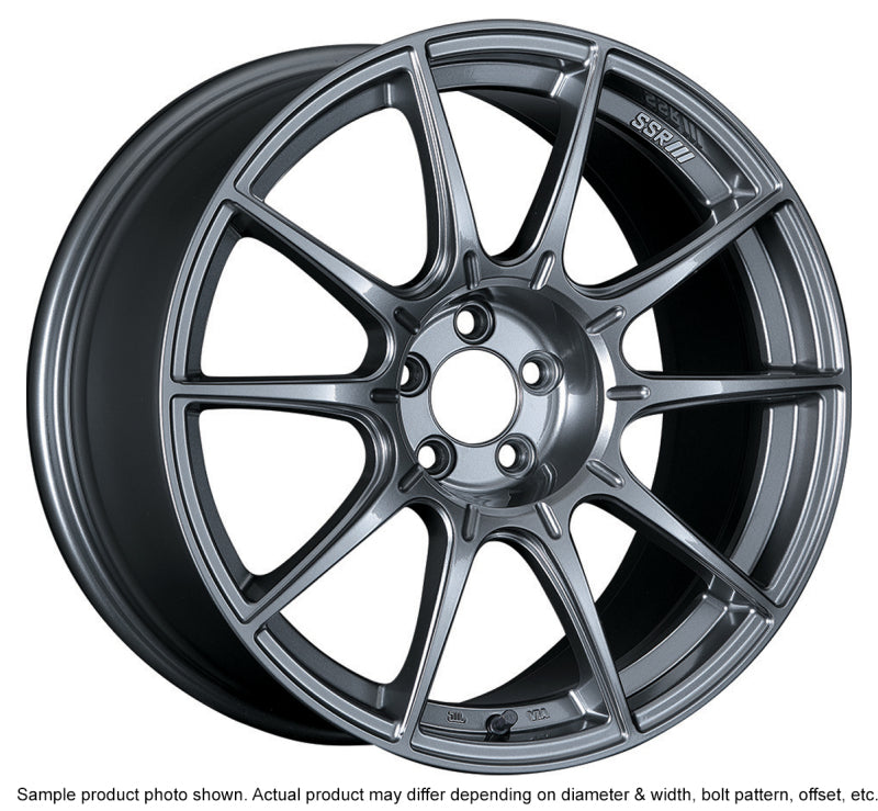 SSR GTX01 18x8.5 5x114.3 44mm Offset Dark Silver Wheel SSRXA18850+4405GDK