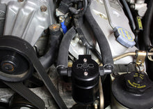 Load image into Gallery viewer, J&amp;L 99-04 Ford Mustang SVT Cobra Driver Side Oil Separator 3.0 - Black Anodized JLT3018D-B