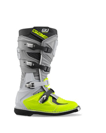 Gaerne GXJ Boot Grey/Fluorescent Yellow Size - Youth 6 GAR2169-009-6