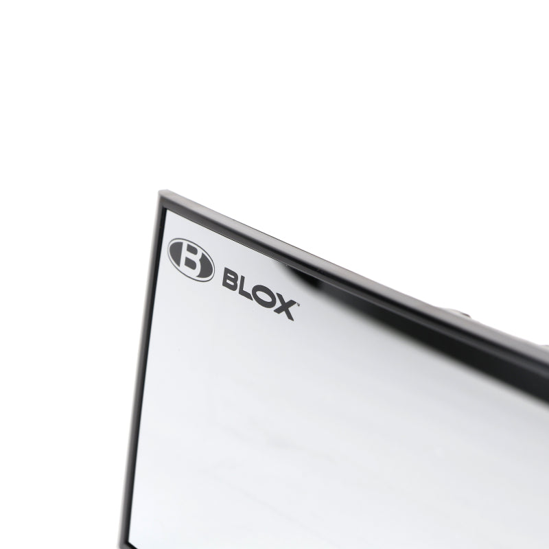 BLOX Racing 290mm Convex Mirror Black Frame No Tint BLOBXAC-02010